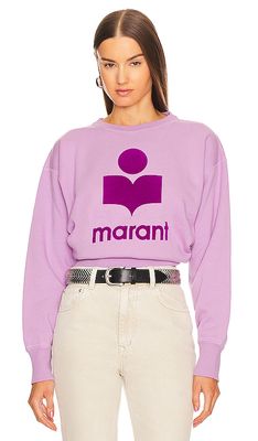 Isabel Marant Etoile Mobyli Sweatshirt in Purple