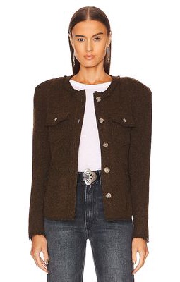 Isabel Marant Etoile Nelly Jacket in Brown
