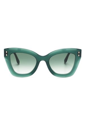 Isabel Marant Eyewear cat-eye frame sunglasses - Green