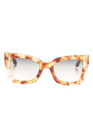 Isabel Marant Eyewear Dresly cat-eye frame sunglasses - Brown