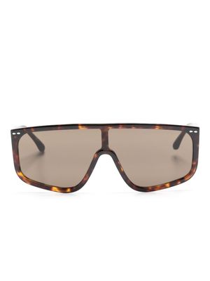 Isabel Marant Eyewear Elora oversize-frame sunglasses - Brown