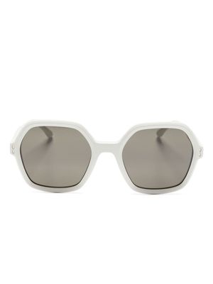 Isabel Marant Eyewear Ely geometric-frame sunglasses - White