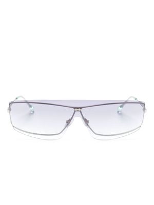 Isabel Marant Eyewear gradient-lenses shield-frame sunglasses - Silver