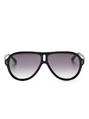 Isabel Marant Eyewear Kyra pilot-frame sunglasses - Black