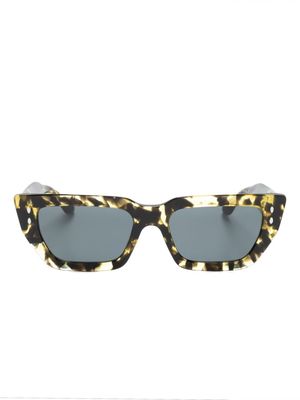 Isabel Marant Eyewear logo-print cat-eye sunglasses - Black