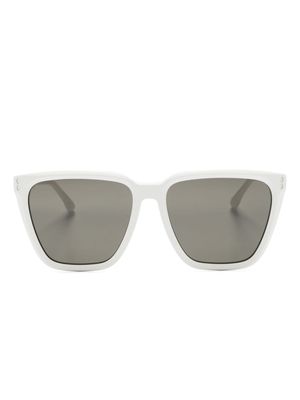 Isabel Marant Eyewear logo-print square-frame sunglasses - White