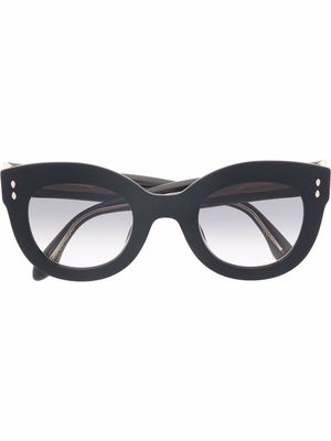 Isabel Marant Eyewear polished-effect cat-eye glasses - Black