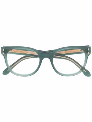 Isabel Marant Eyewear rounded cat-eye sunglasses - Green