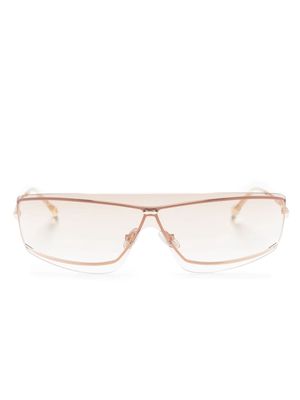 Isabel Marant Eyewear shield-frame gradient sunglasses - Gold