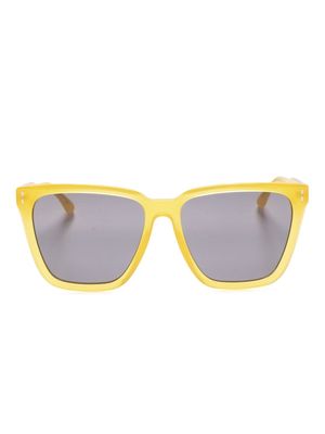 Isabel Marant Eyewear square-frame tinted sunglasses - Yellow