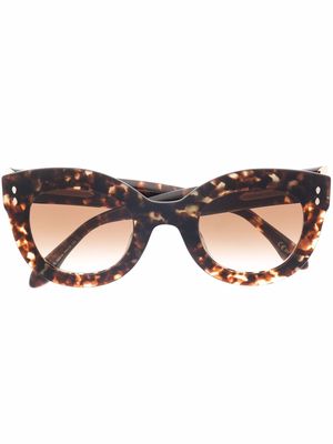 Isabel Marant Eyewear tortoiseshell cat-eye sunglasses - Brown