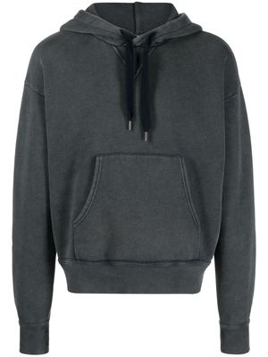 ISABEL MARANT faded-effect drop-shoulder hoodie - Grey