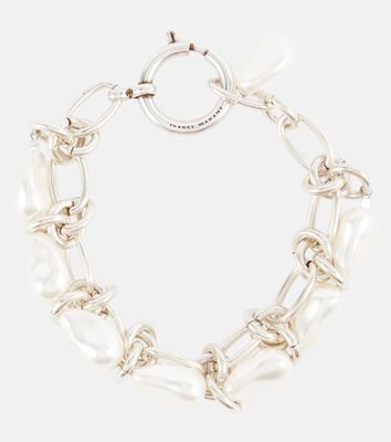 Isabel Marant Faux pearl charm bracelet