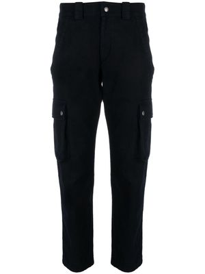 ISABEL MARANT flap-pocket cropped trousers - Black