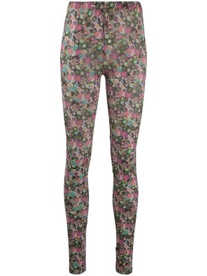 Isabel Marant floral print leggings - Pink