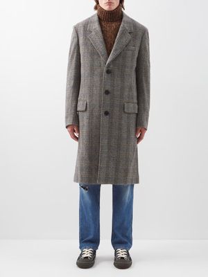 Isabel Marant - Fohel Checked Cotton-blend Overcoat - Mens - Beige