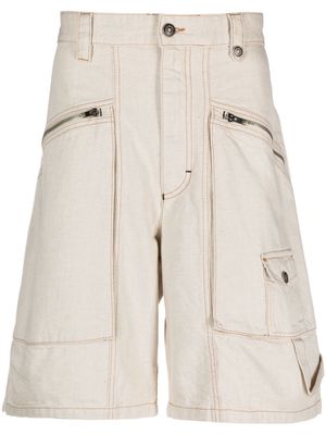 ISABEL MARANT four-pocket Bermuda shorts - Neutrals