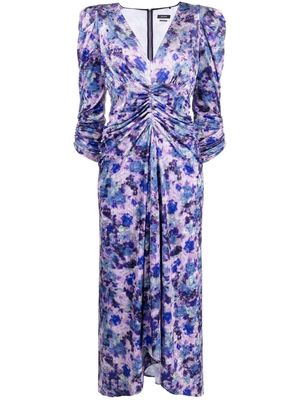 Isabel Marant Gilalbi floral-print dress - Purple