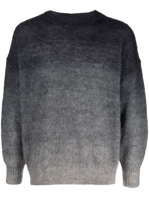 Isabel Marant gradient-effect knitted jumper - Grey