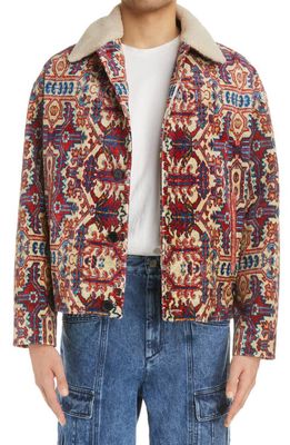Isabel Marant Men's Gustave Tapestry Jacket in Multi Isabel Marant