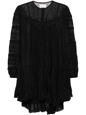 ISABEL MARANT Gyliane broderie-anglaise midi dress - Black