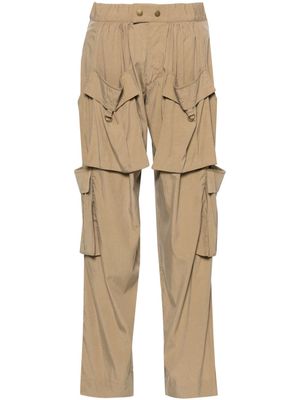ISABEL MARANT Hadja mid-rise cargo trousers - Brown