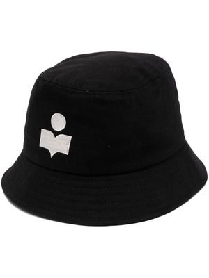 ISABEL MARANT Haley logo-embroidered bucket hat - Black