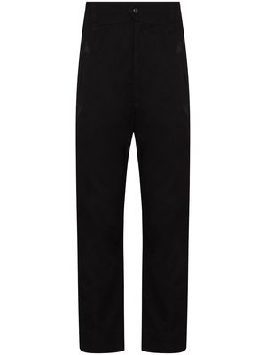 Isabel Marant high-waist straight-leg trousers - Black