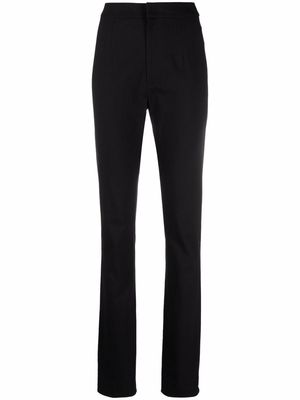 ISABEL MARANT high-waisted slim-fit trousers - Black