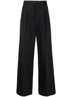 Isabel Marant high-waisted wide-leg trousers - Blue