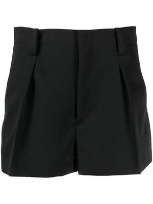 Isabel Marant high-waisted wool shorts - Black