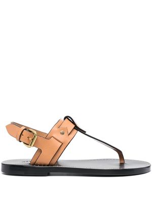 Isabel Marant Jewel Tong flat sandals - Brown