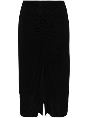 ISABEL MARANT Joella ruched-detail skirt - Black