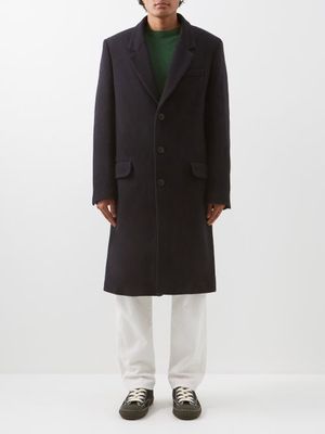 Isabel Marant - Johel Cotton-blend Melton Coat - Mens - Navy