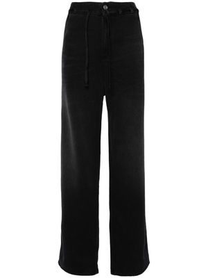 ISABEL MARANT Jordy high-rise straight jeans - Black