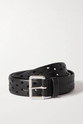 Isabel Marant - Klaude Perforated Leather Belt - Black