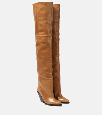 Isabel Marant Lalex leather over-the-knee boots
