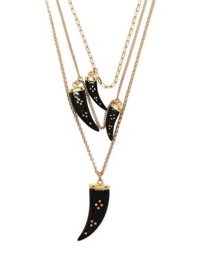 Isabel Marant layered pendant necklace - Gold