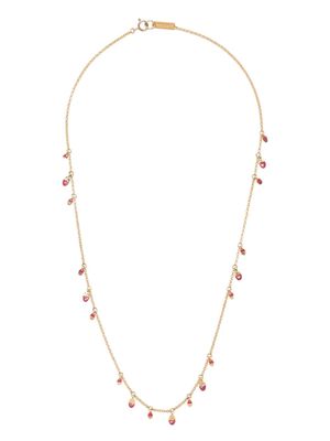 ISABEL MARANT leaf-pendant cable-chain necklace - Gold