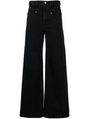 Isabel Marant Lemony wide-leg jeans - Black