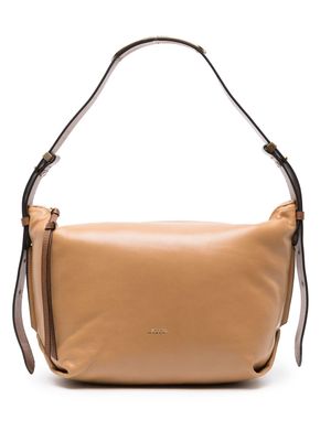 ISABEL MARANT Leyden leather shoulder bag - Neutrals