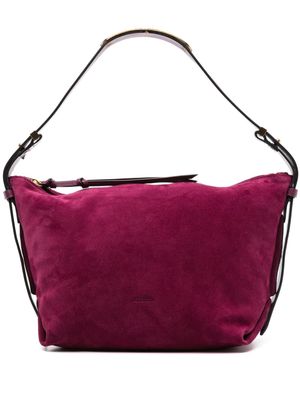 ISABEL MARANT Leyden suede shoulder bag - Purple