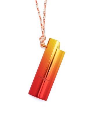 Isabel Marant lighter-holder sautoir necklace - Orange