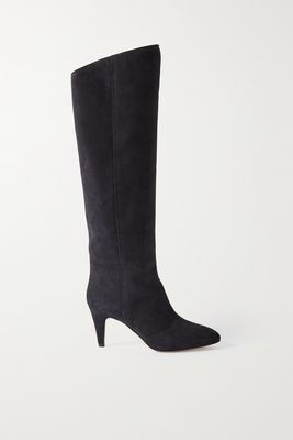 Isabel Marant - Lispa Suede Knee Boots - Black