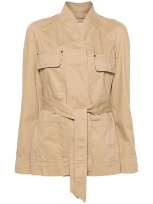 ISABEL MARANT Loetiza cotton workwear jacket - Brown