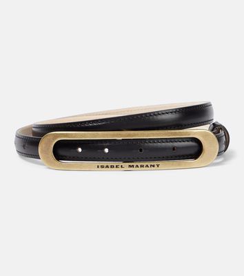 Isabel Marant Logo leather belt