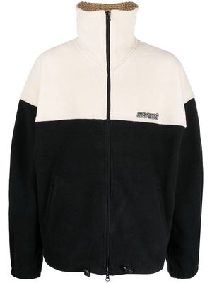 Isabel Marant Maltih colour-block fleece jacket - Black