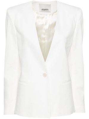 ISABEL MARANT Manzil single-breasted blazer - White