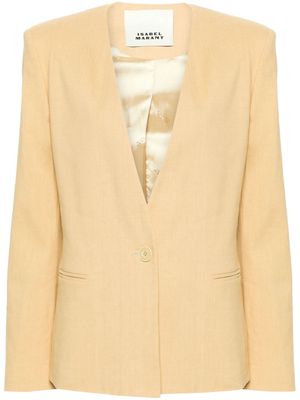 ISABEL MARANT Manzil single-breasted blazer - Yellow