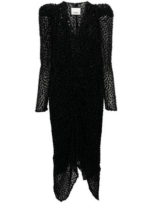 ISABEL MARANT Maray embellished midi dress - Black